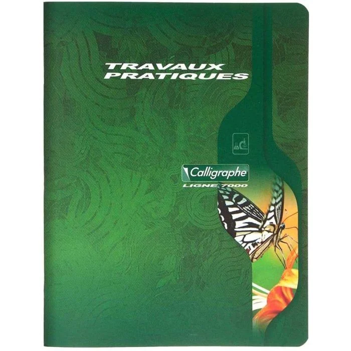 Cahier Travaux Pratiques - 17 x 22 cm CALLIGRAPHE 96 pages