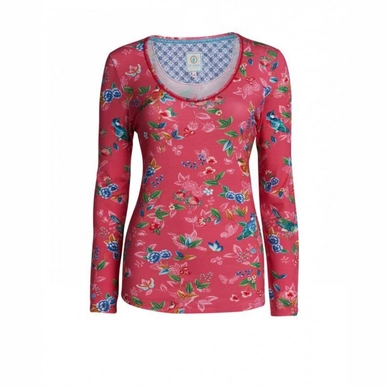 Haut de Pyjama Pip Studio Trixy Birdy LS Pink