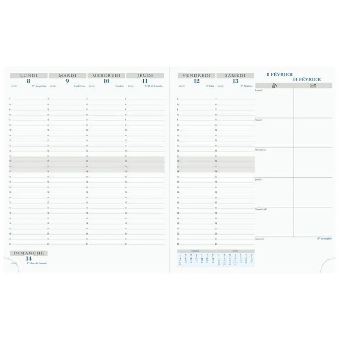 Agenda Semainier 2026 - 270 x 210 mm EXACOMPTA Horizons 27