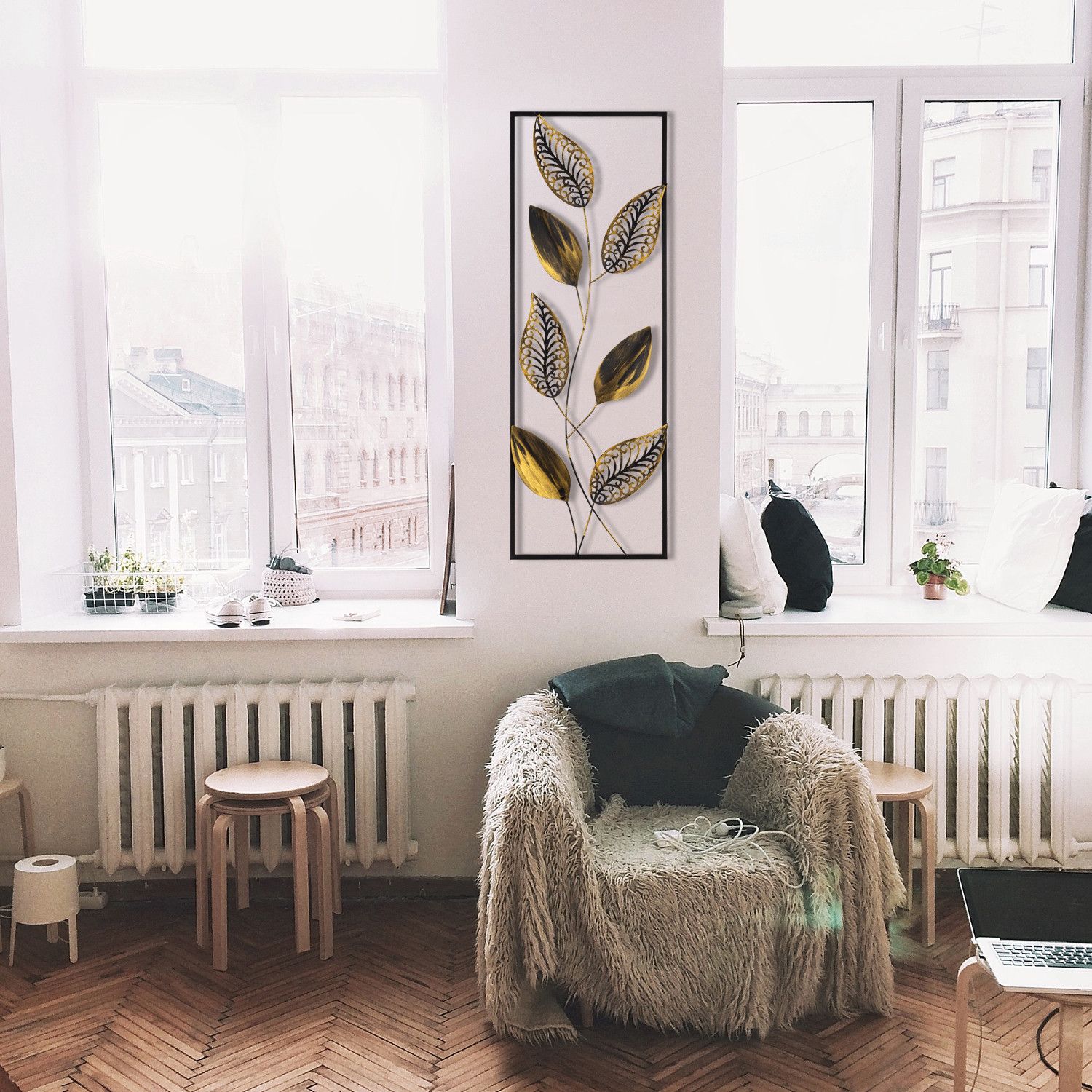 Accessoires muraux en métal Wallity | 100 % métal | Multicolore