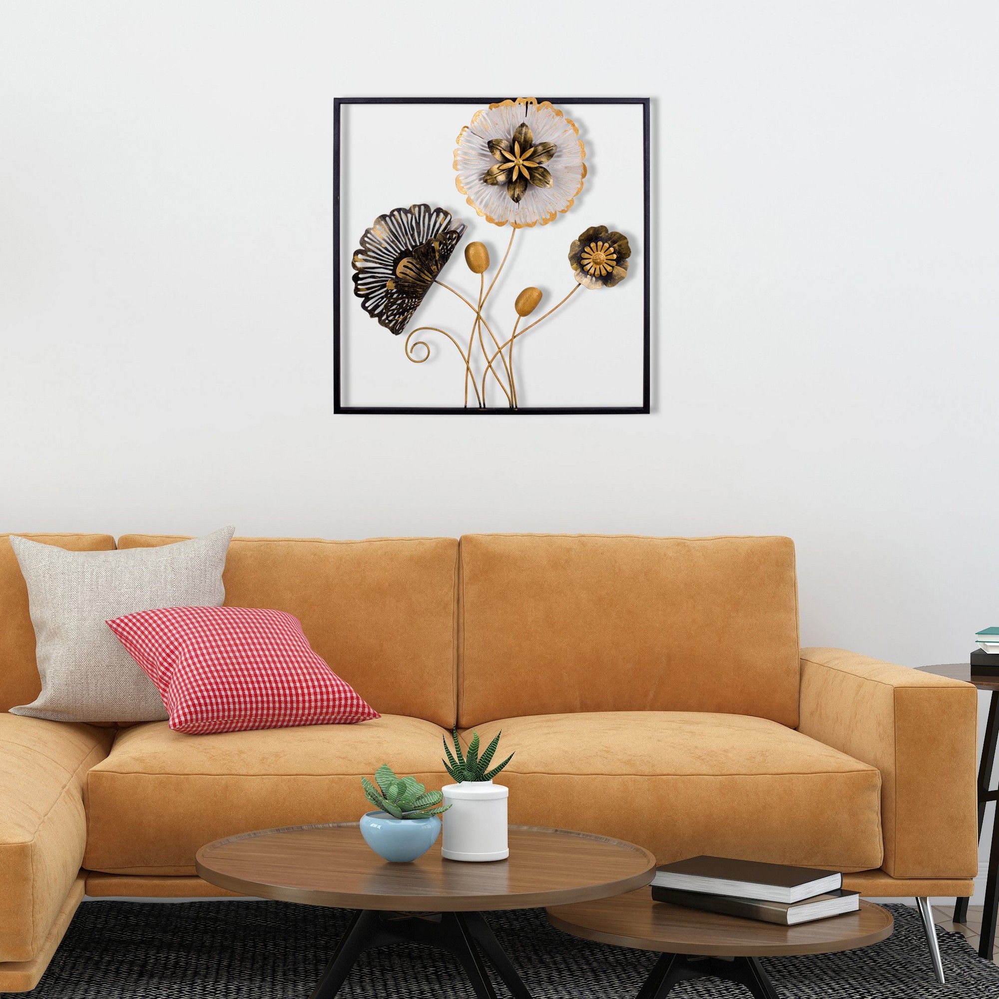 Accessoire mural en métal Wallity | Fait à la main | Multicolore