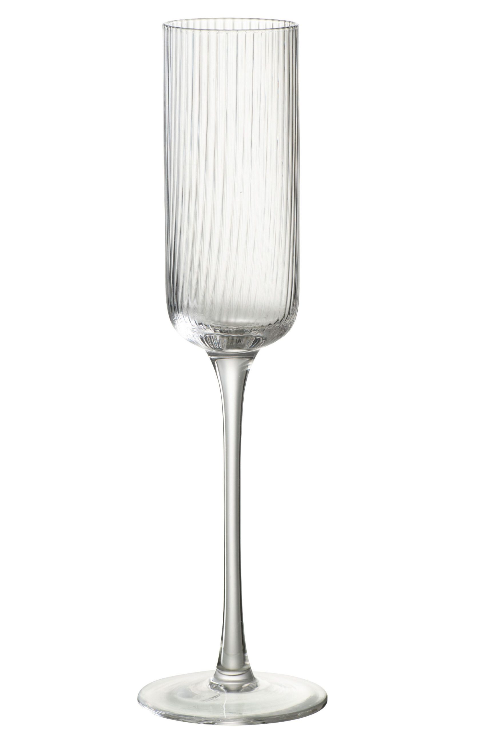 Verre a champagne louise verre transparent