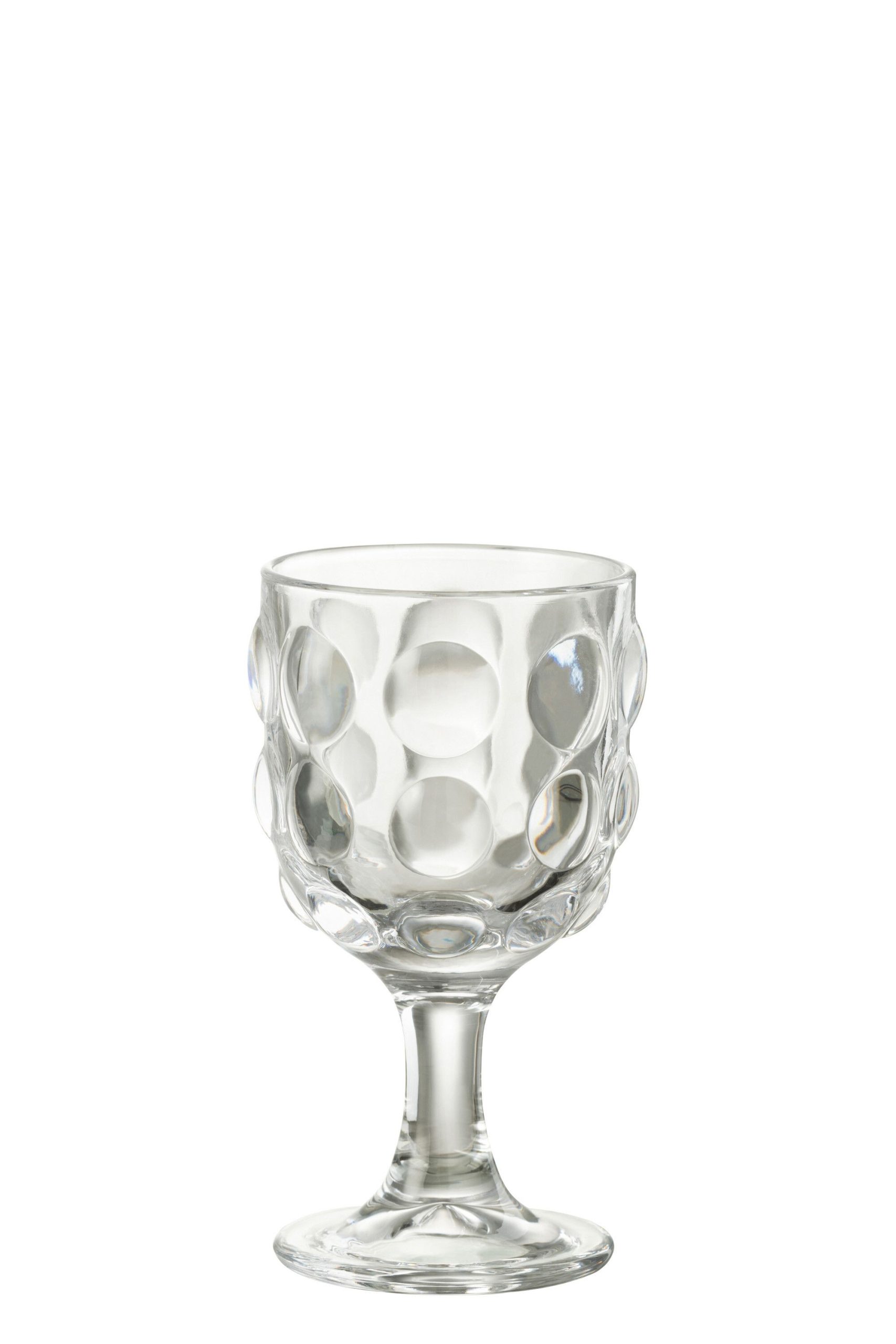 Verre a vin loupe verre transparent