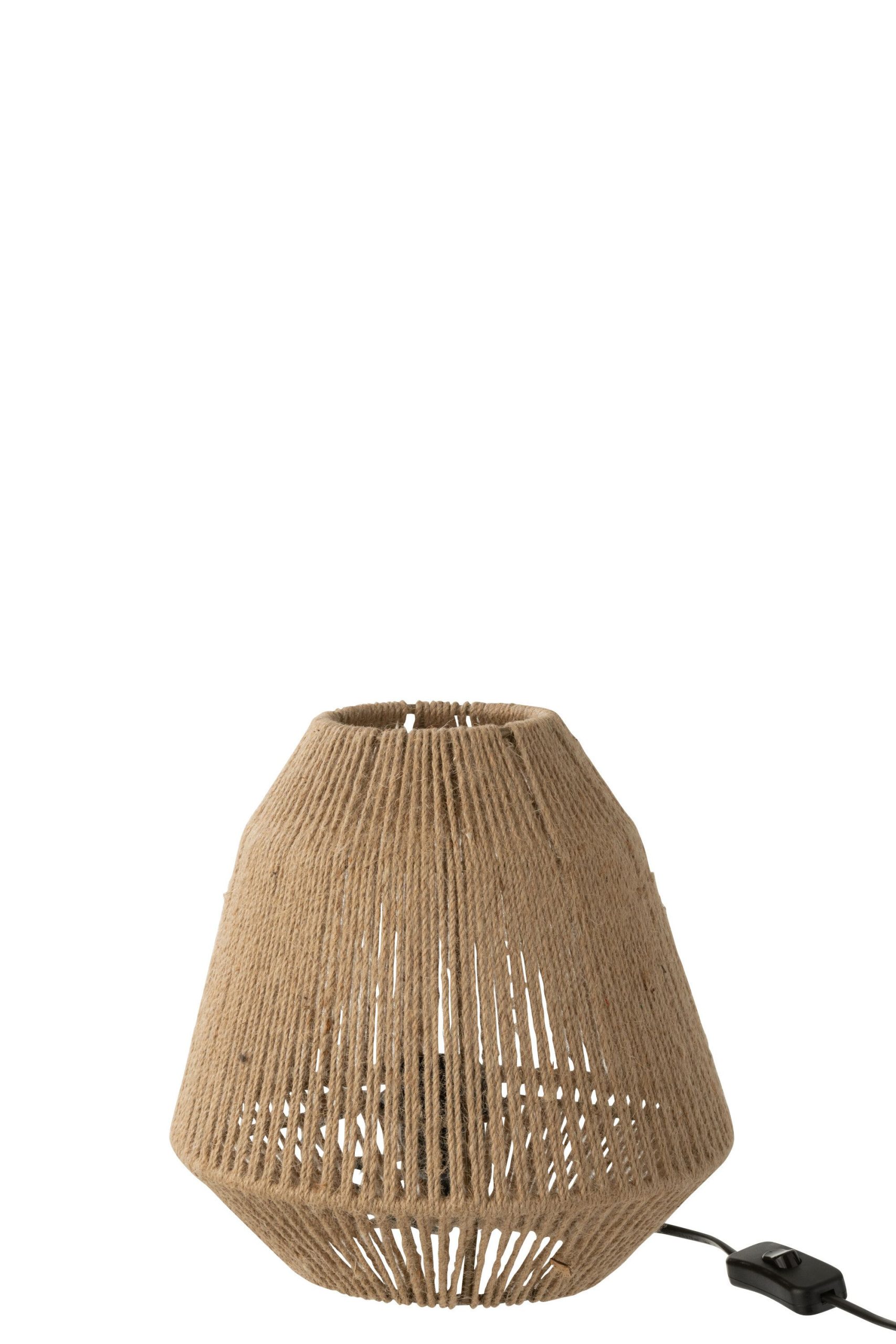 Lampe tina jute beige