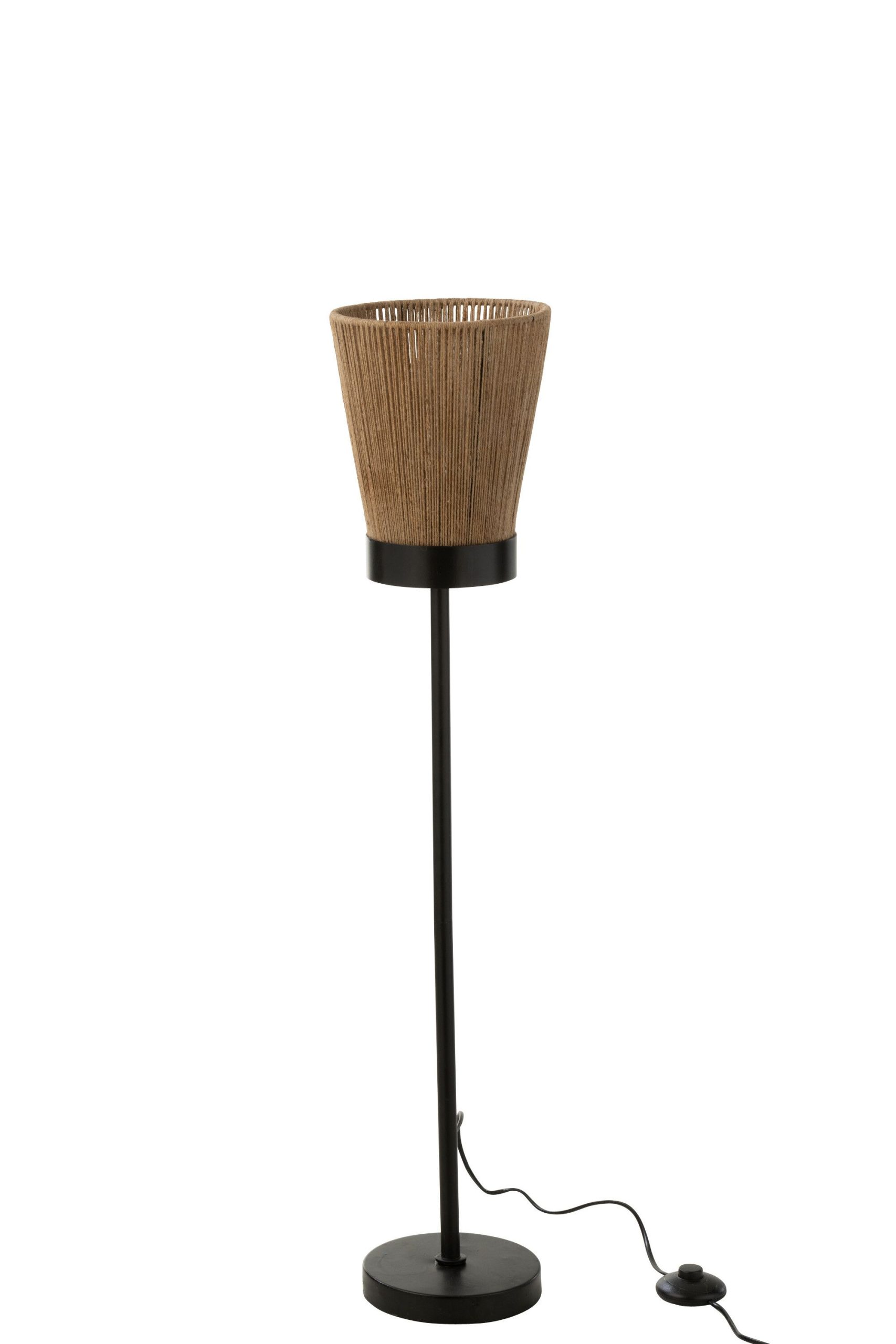 Lampadaire luna jute beige medium