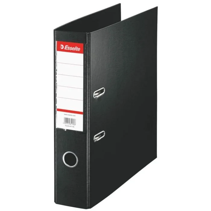 Classeur à levier - Dos 75 mm - Noir ESSELTE