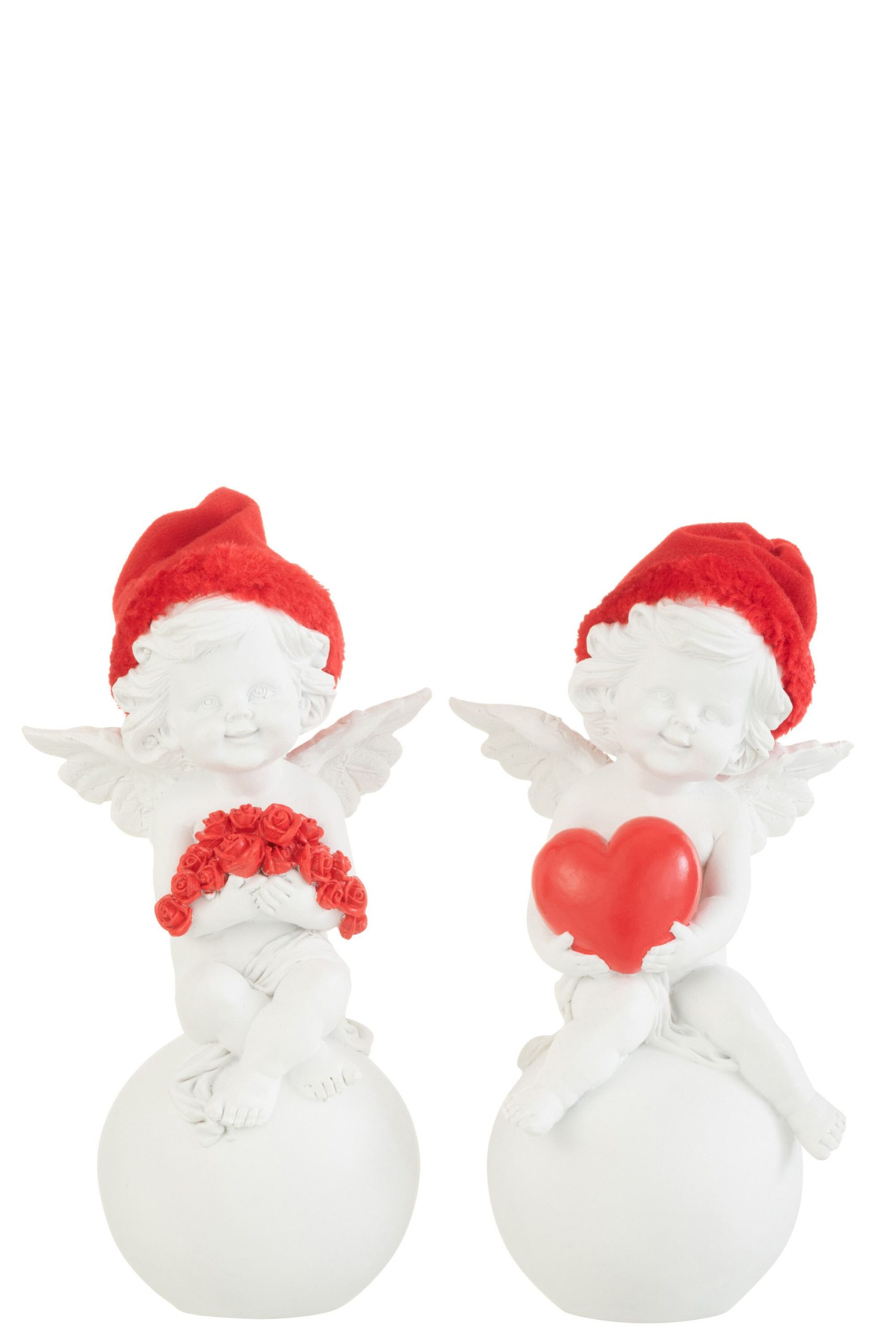 Ange sur balle chapeau poly rouge/blanc large assortiment de 2
