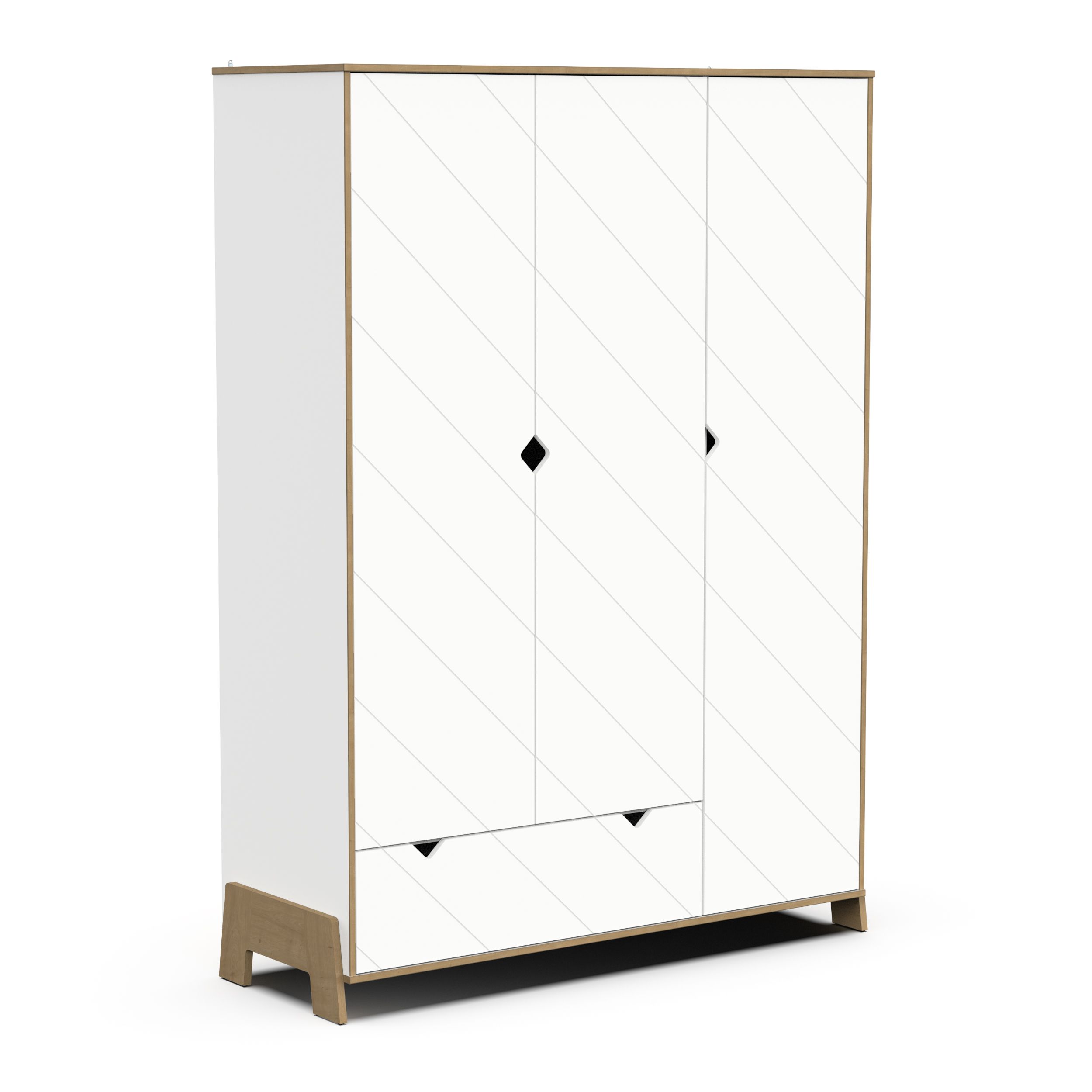 Armoire Albizia | 137,7 x 50 x 188,1 cm | Blanc