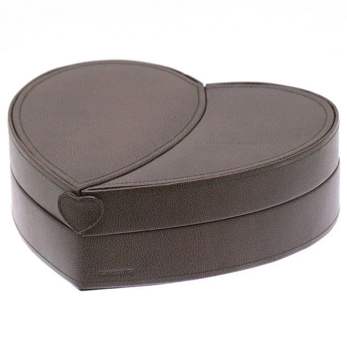 Boite à Bijoux Coeur - Double niveau - Marron DAVIDT'S Euclide