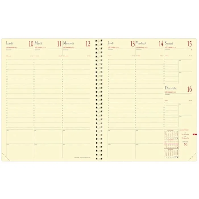 Agenda de bureau 2026 - Manager - 210 x 270 mm QUO VADIS