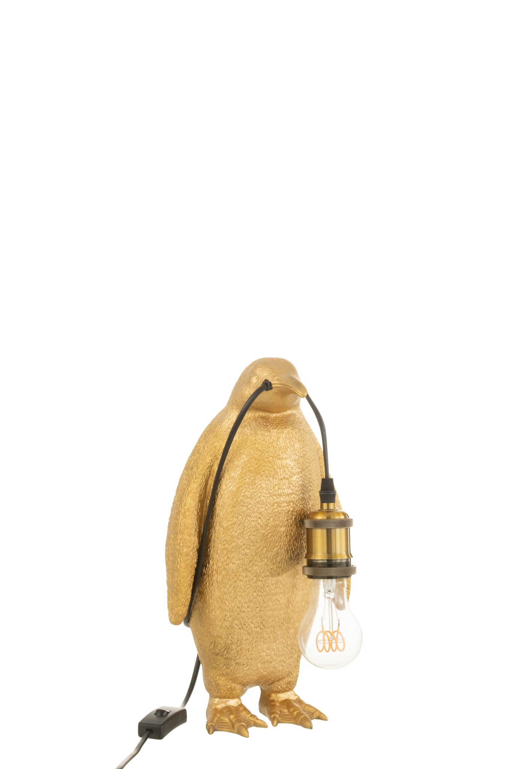 Lampe pingouin resine or small