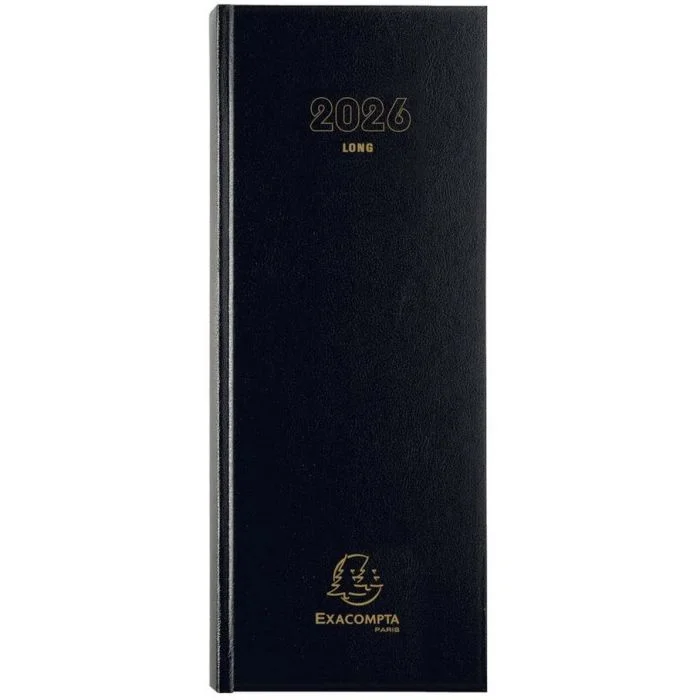 Agenda Journalier 2026 - 135 x 340 mm - Format Long EXACOMPTA