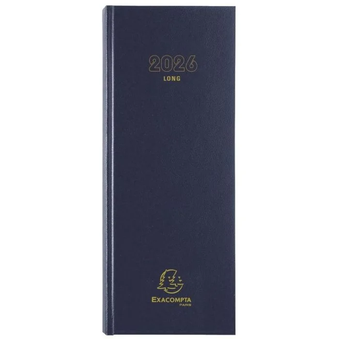 Agenda Journalier 2026 de bureau - 135 x 340 mm EXACOMPTA