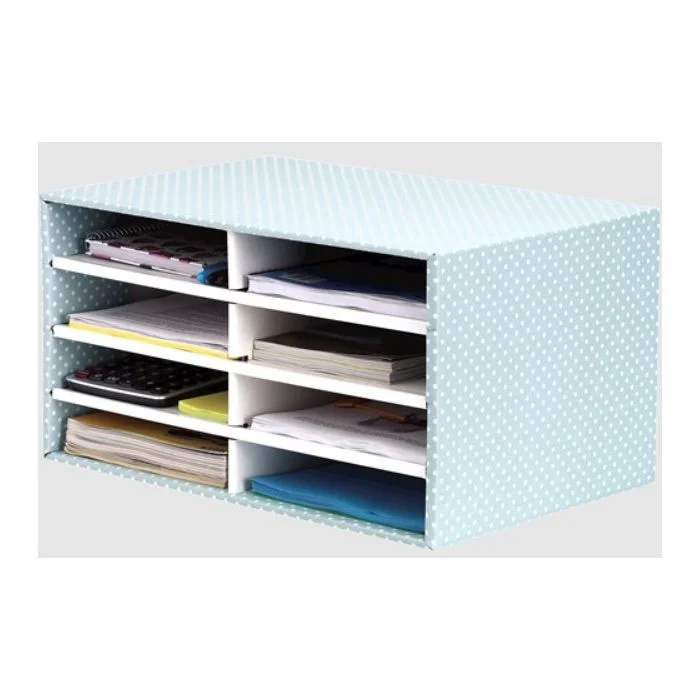 Trieur de Bureau - 8 compartiments - Vert/Blanc FELLOWES Bankers Box