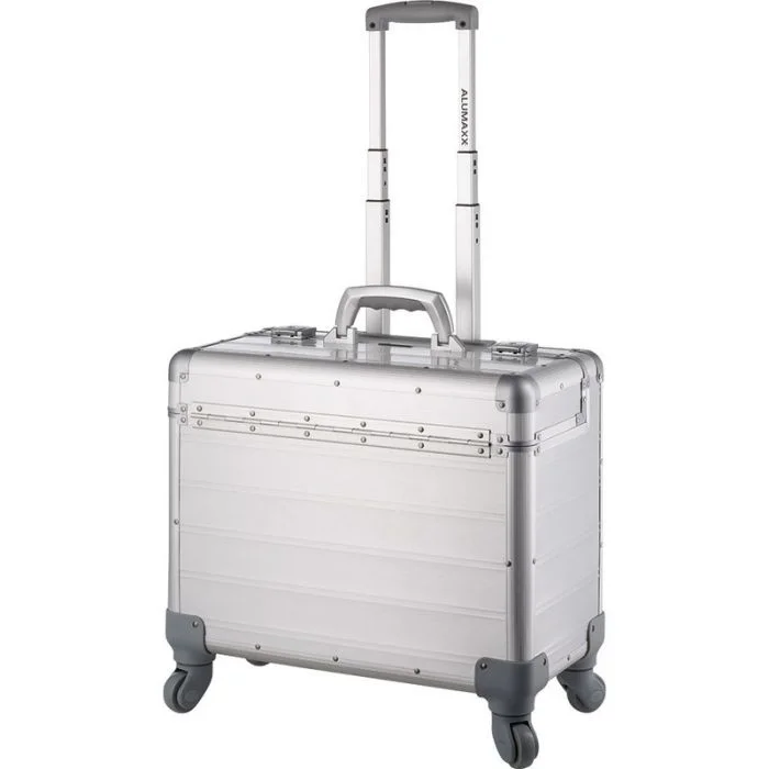 Valise de Pilote à 4 roues en Aluminium - Argent ALUMAXX Pandora