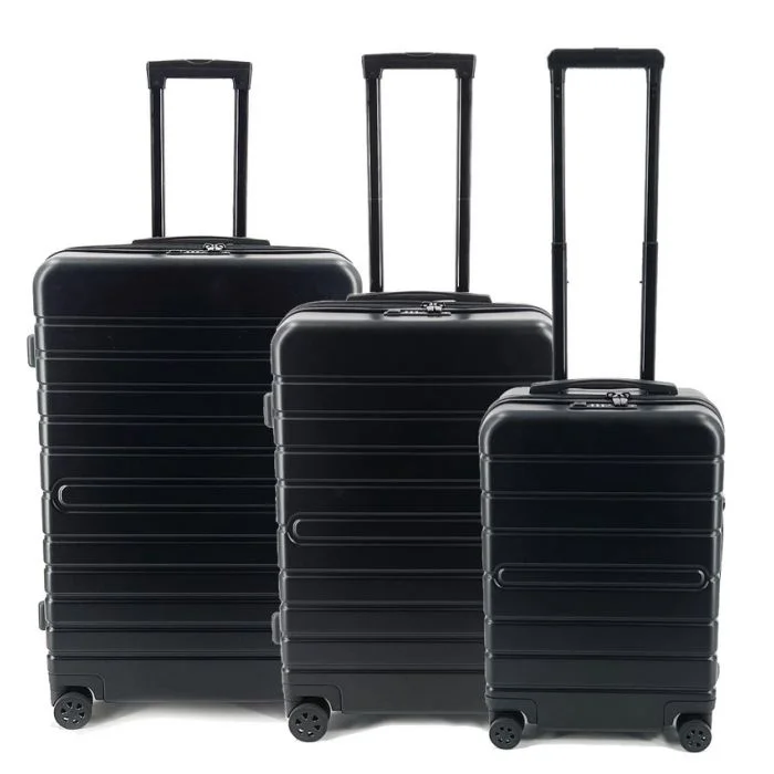 Set de 3 Valises trolley en ABS - Noir JSA