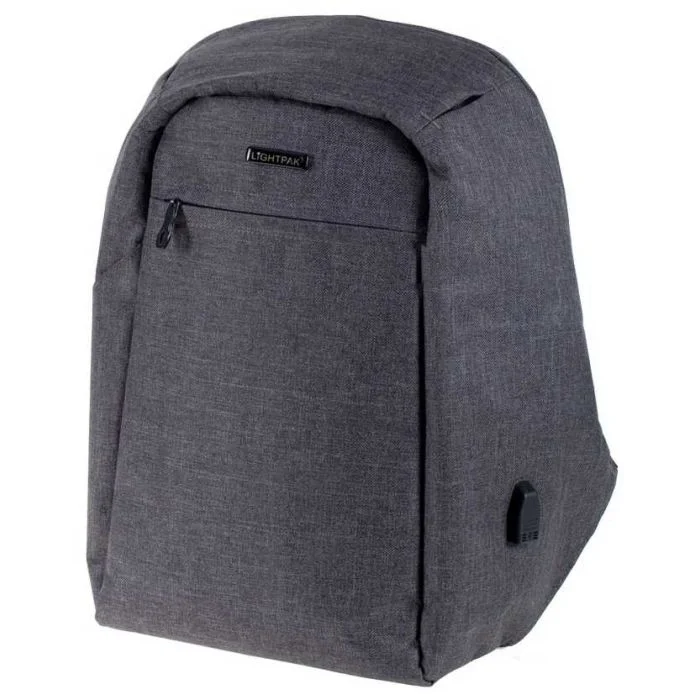 Sac à Dos pour PC 15 pouces - Gris LIGHTPAK Safepak