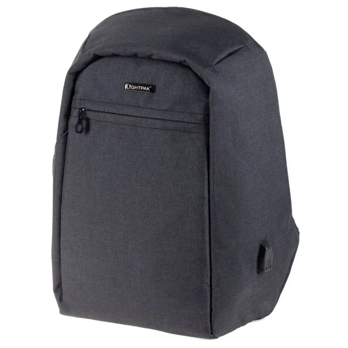 Sac à Dos pour PC 15 pouces - Anthracite LIGHTPAK Safepak