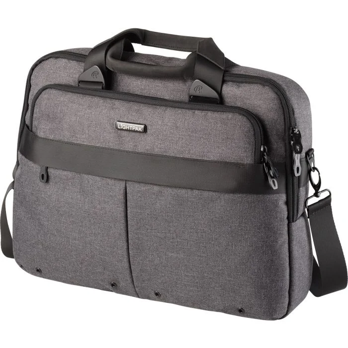 Sacoche Portable de 17 pouces - Gris LIGHTPAK WOOKIE