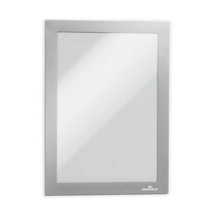 Cadre d'affichage magnétique - A5 - Argent DURABLE Duraframe Magnetic Lot de 5