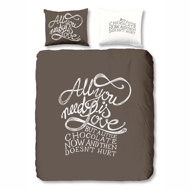 Parure de Lit Good Morning Chocolate Coton