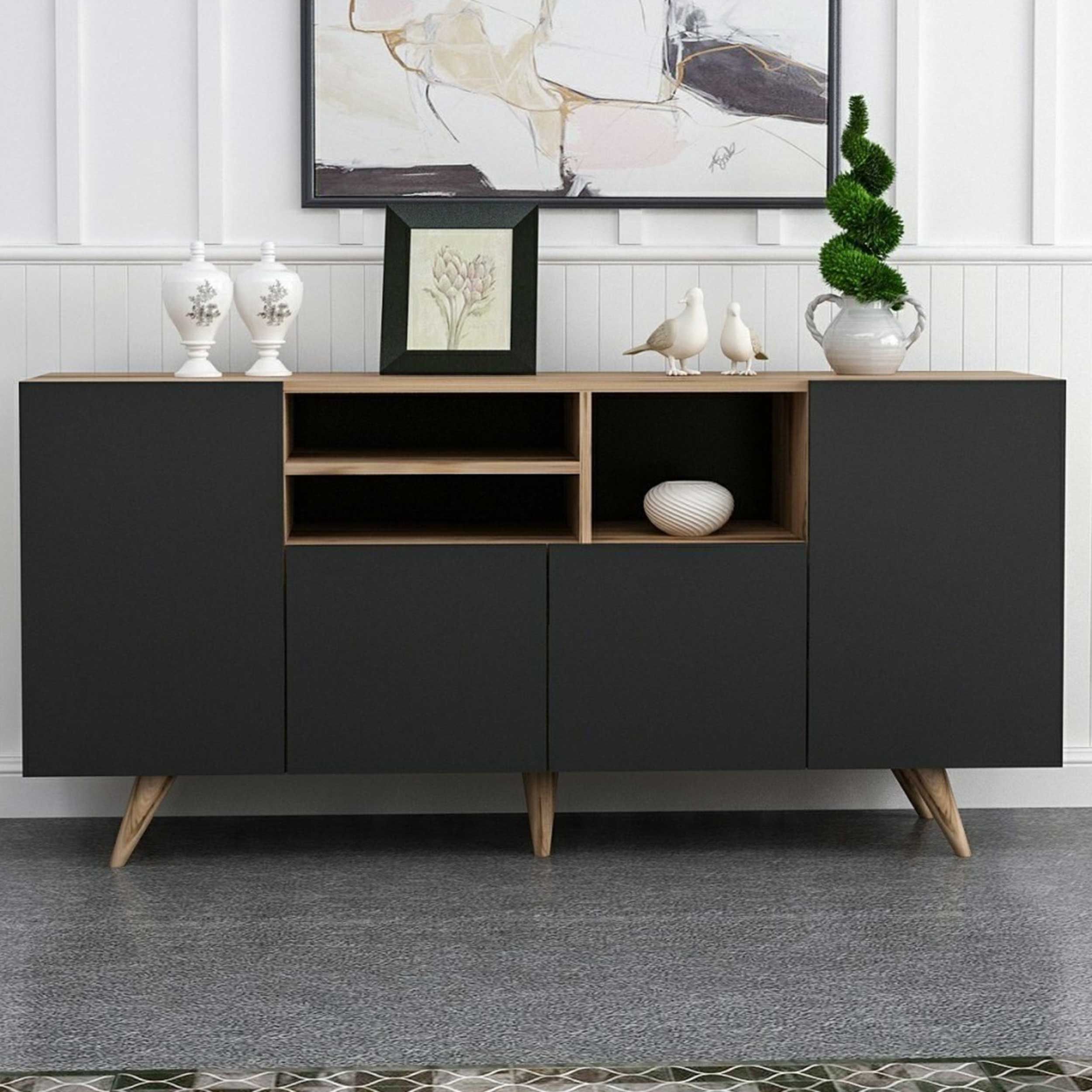 18mm Woody Fashion Console | Walnut Black