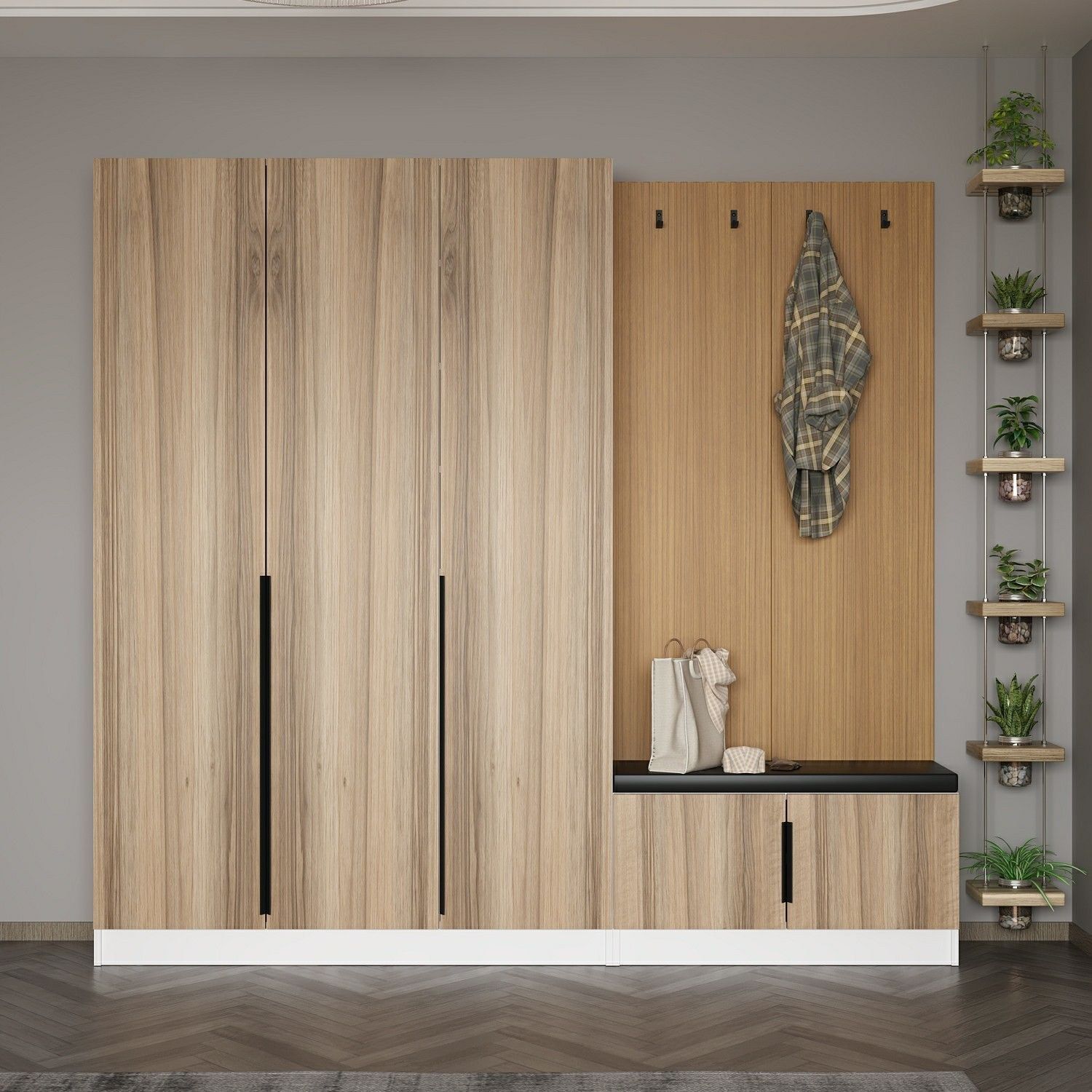 Woody Fashion armoire - Noyer | 18mm mélaminé