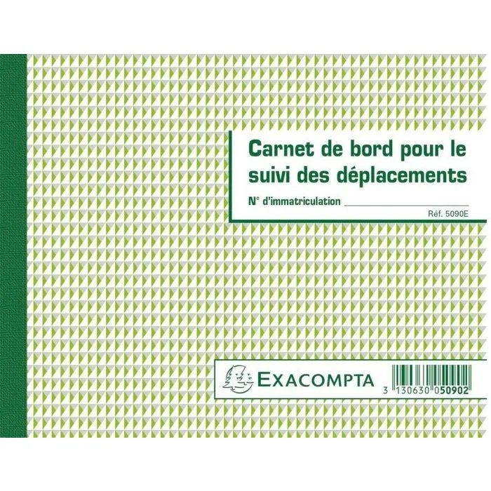 Carnet de Bord du Véhicule - Suivi des déplacements EXACOMPTA