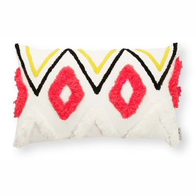 Coussin vtwonen Rectangular Fluo Embroidered Multi Colour 50 x 30 cm