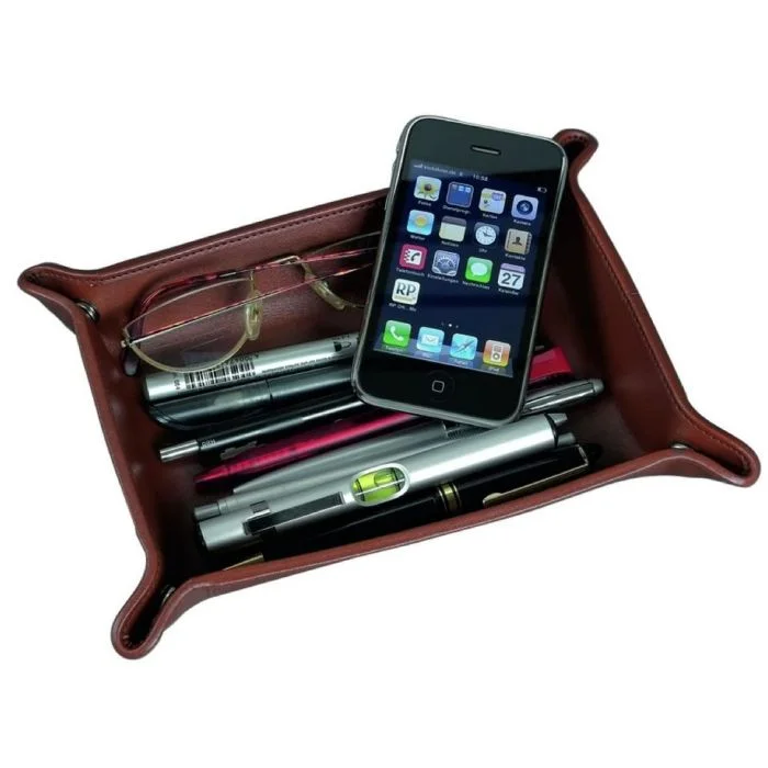 Vide poche en Cuir - Cognac ALASSIO