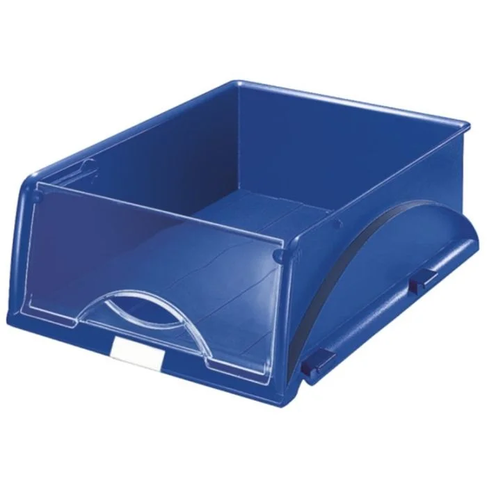 Bac à courrier empilable avec rabat - Bleu LEITZ Sorty