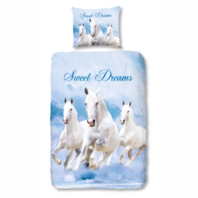 Parure de Lit Good Morning Cheval Blanc Coton