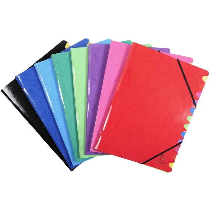 Trieur 12 compartiments Iderama dos agrafé - Assortiment EXACOMPTA