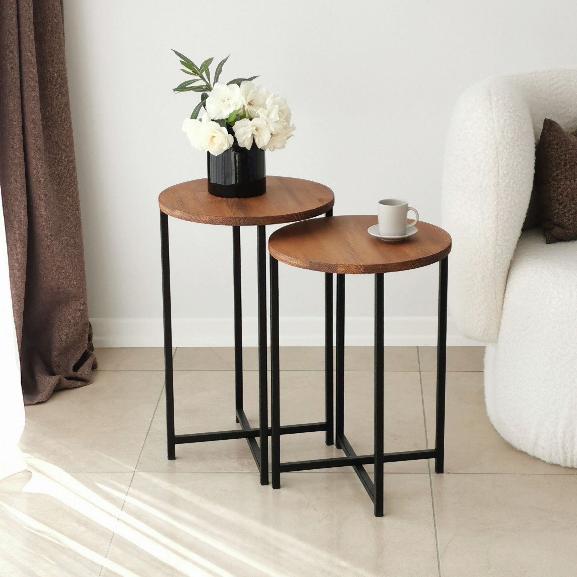 Neta Table basse | BOIS DE PIN | Chêne