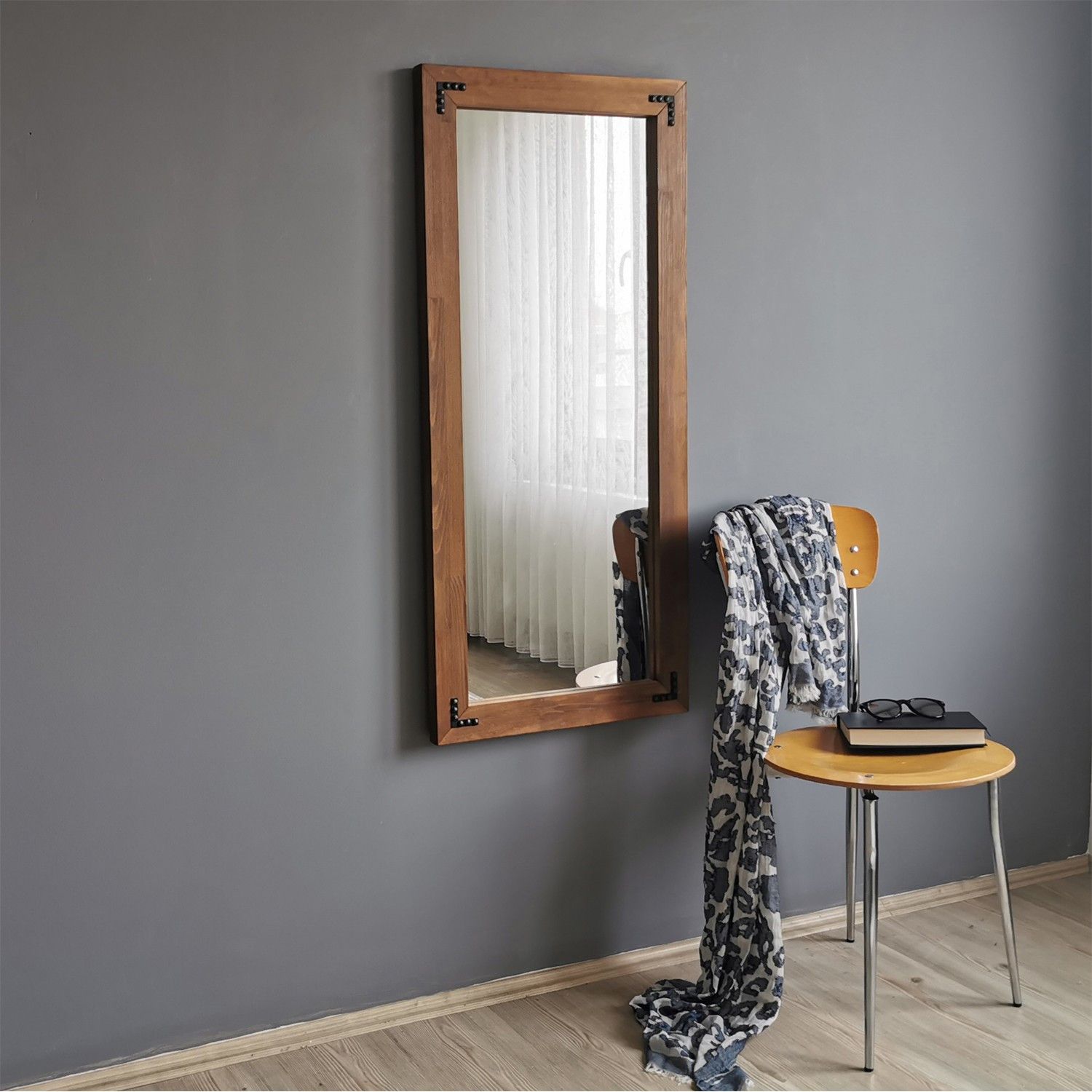 511 Miroir | BOIS DE PIN | Noyer