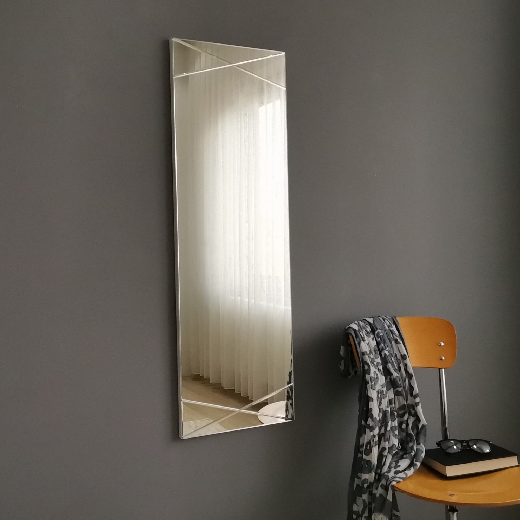 A32 Miroir | 100 % MDF | Argent