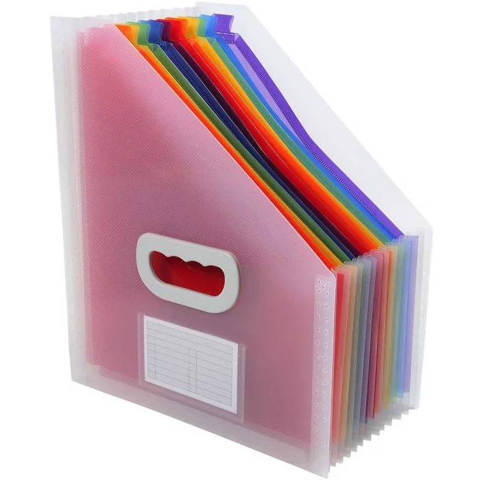 Trieur de Bureau extensible avec poignées - 12 compartiments EXACOMPTA Crystal