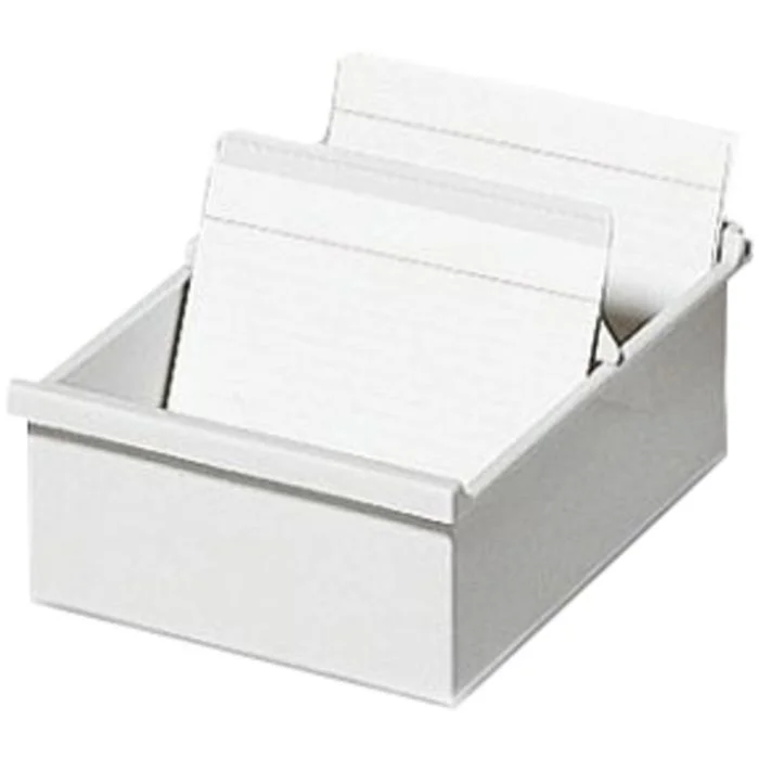 Bac pour 600 fiches - Format A7/IBF - Gris EXACOMPTA Gamme K