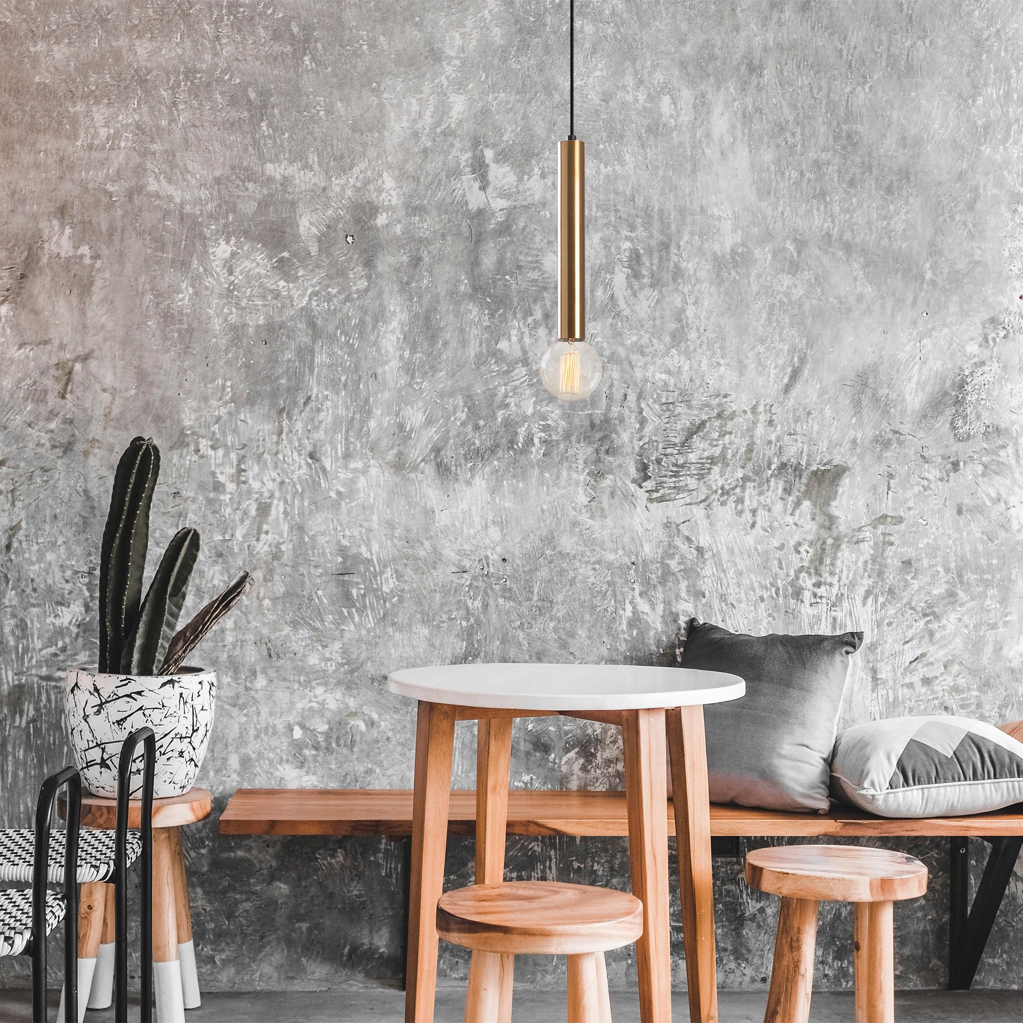 Lustre Tatum | Corps en métal | Couleur vintage