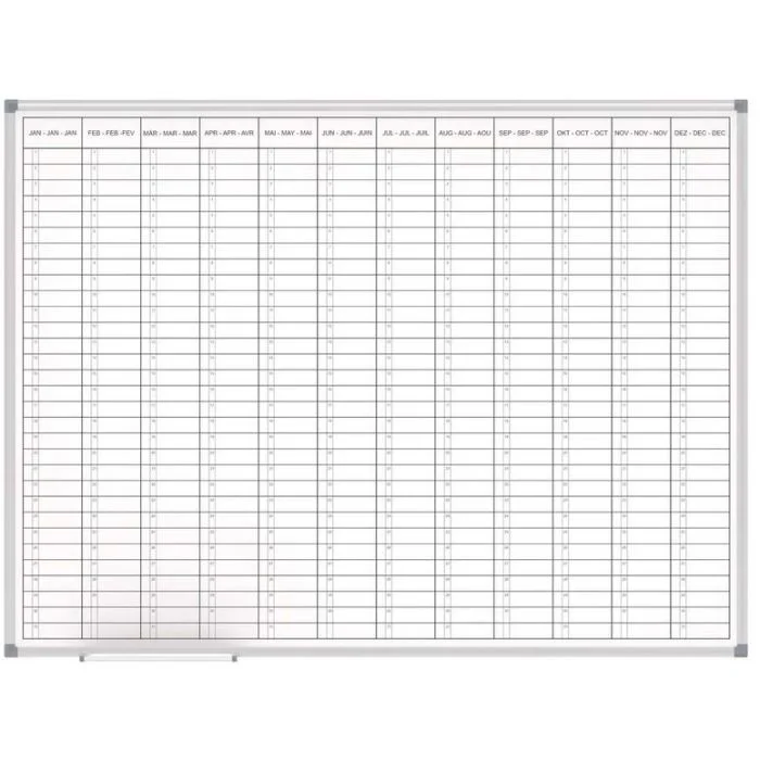 Tableau pour Planning annuel perpétuel - 1200 x 900 mm MAUL