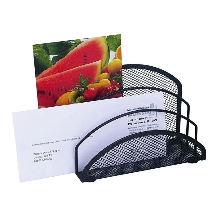 Porte Courrier 3 compartiments - Noir WEDO Office