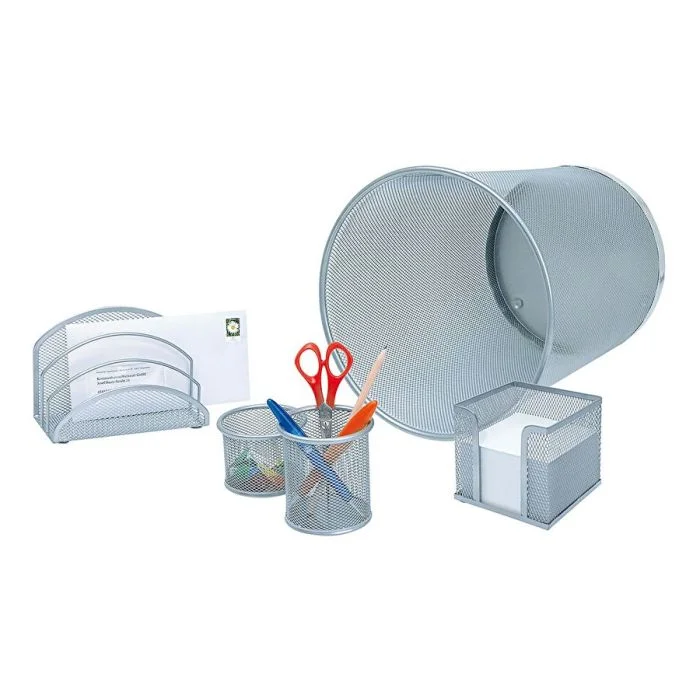 Accessoires de Bureau - 5 pièces - Argent WEDO