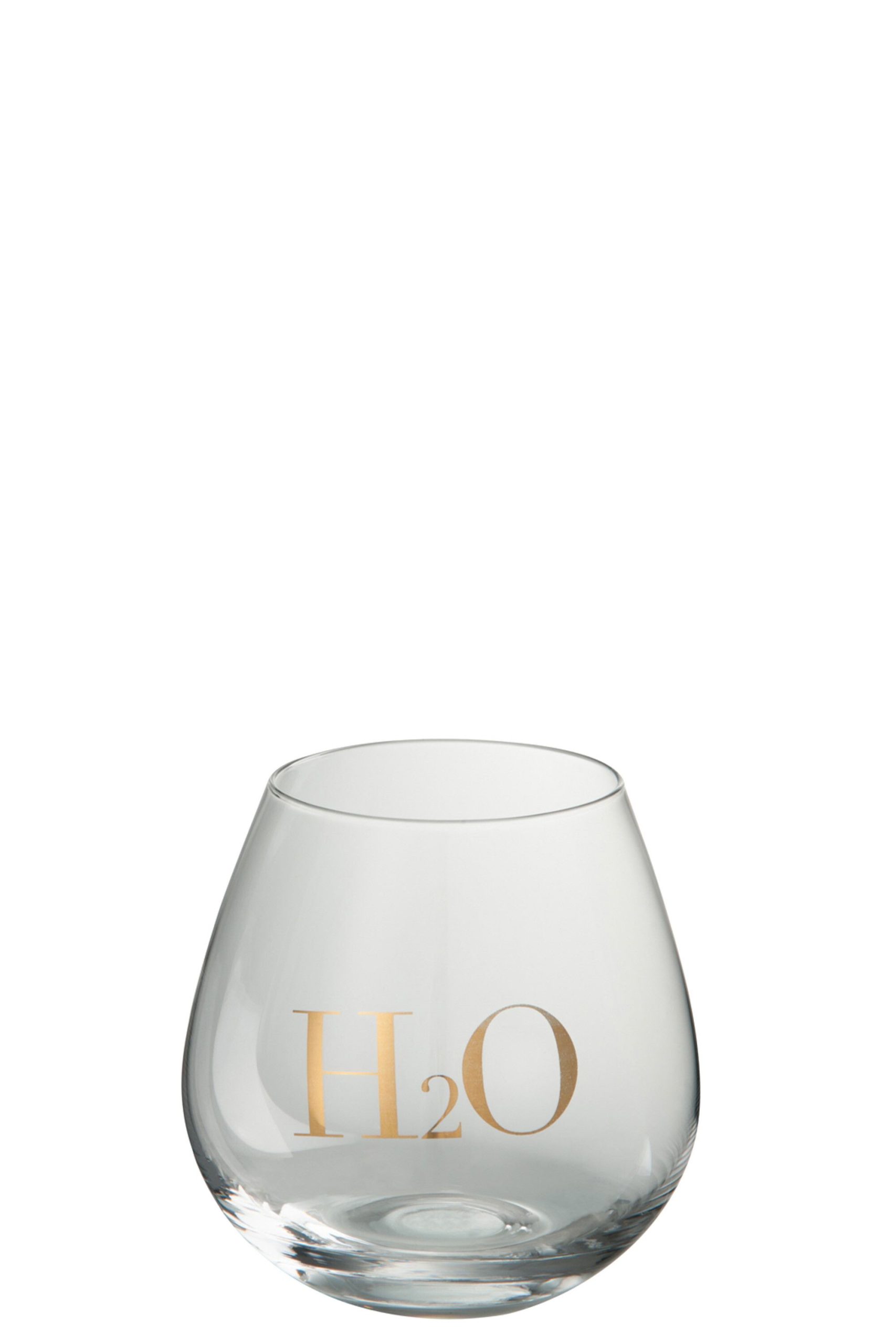 Verre h2o verre transparent/or
