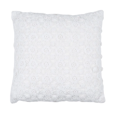 Coussin Walra Bente Blanc Cassé (45 x 45 cm)