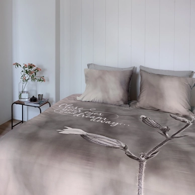 Parure de Lit Walra Close Your Eyes Taupe Coton
