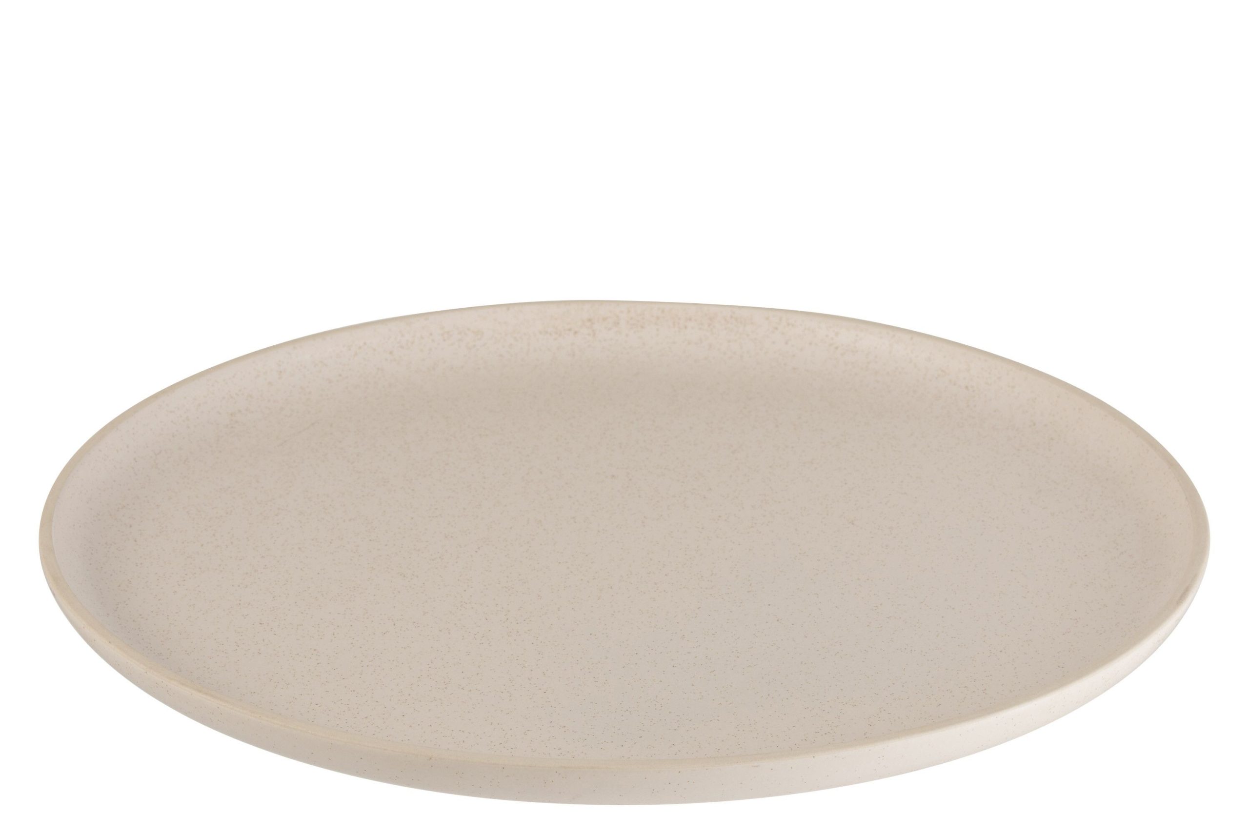 Assiette marie ceramique creme large
