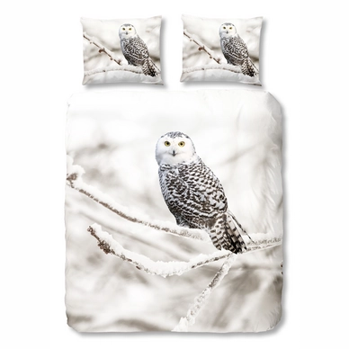 Parure de Lit Good Morning Chouette Des Neiges Coton