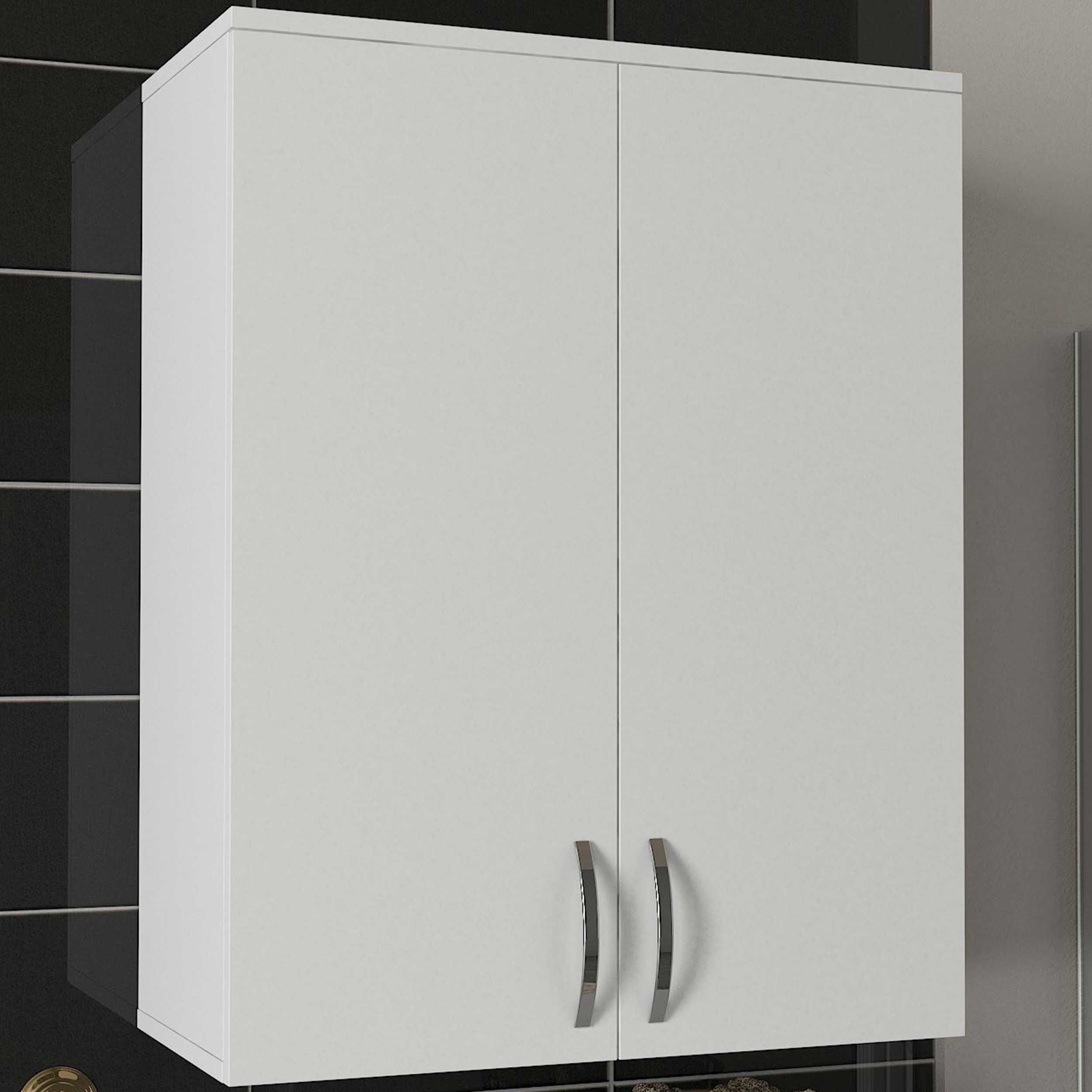 Zoe Meuble de salle de bain | 100 % MÉLAMINE | Blanc