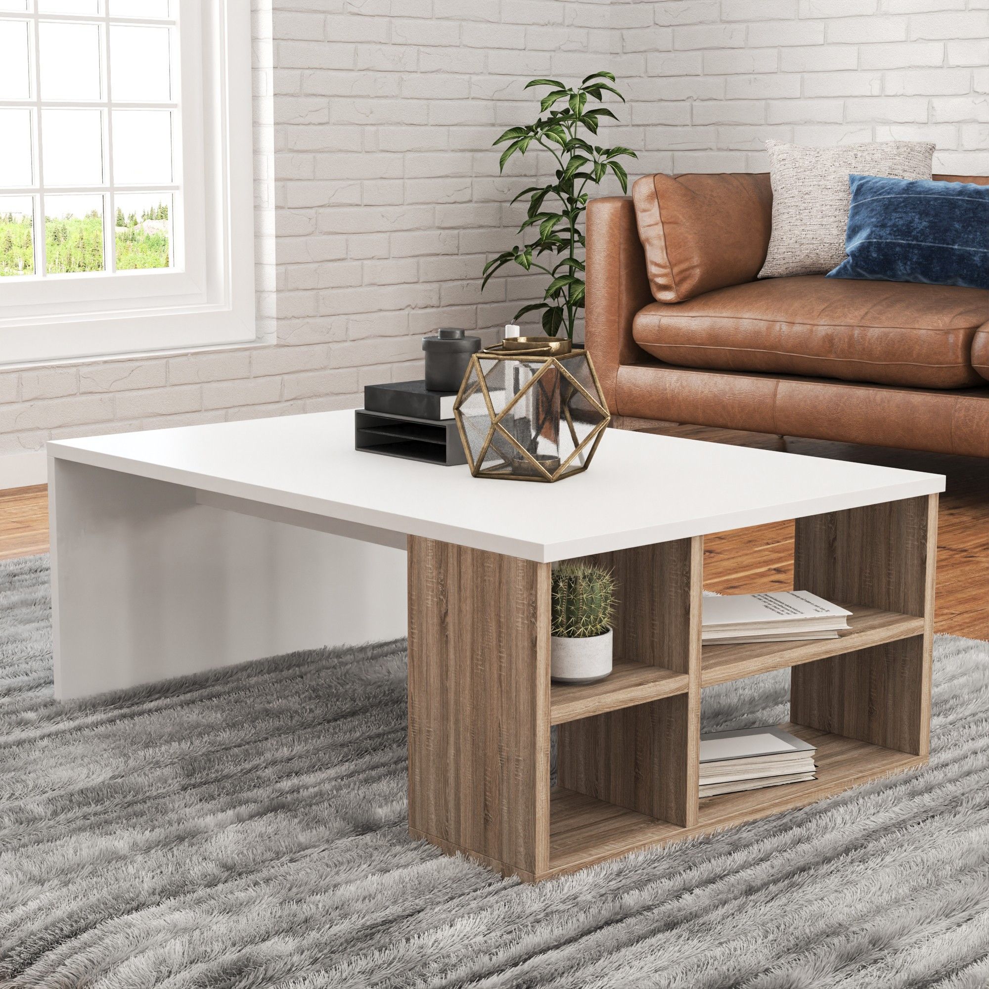 Defne C Table basse | 100 % MÉLAMINE | Patara