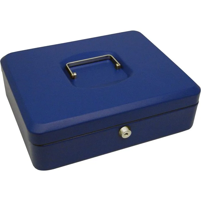 Grande Caisse à Monnaie - 300 x 240 x 90 mm PAVO Bleu